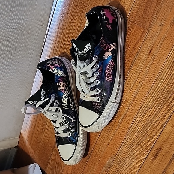 Converse Shoes Rare Converse Womens Catwoman Sneakers Size 7 Poshmark
